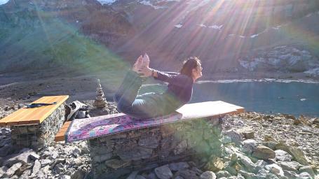 Gladys am Gletcher Übung